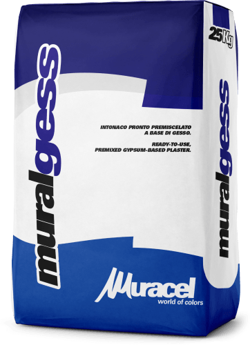 Muralgess - Intonaco pronto a base gesso per interni Muralgess - Intonaco pronto a base gesso per interni