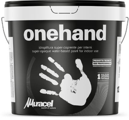 Onehand - Idropittura super-coprente per interni